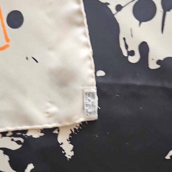 Hermès Scarf Cheval Surprise - Black/ Orange - Picture 7 of 7
